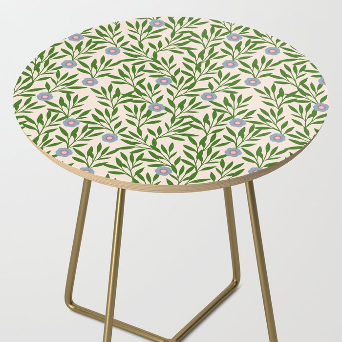 Leaf Vine Pattern  Side Table Gallery Image 2