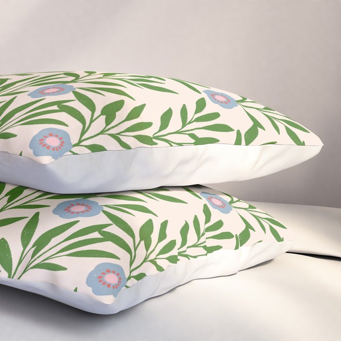 Leaf Vine Pattern  Pillow Sham Gallery Image 3
