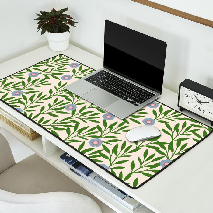 Leaf Vine Pattern  Desk Mat Gallery Image 2