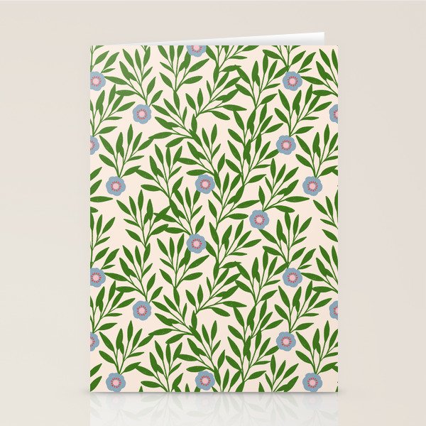 Leaf Vine Pattern  Stationery Card Gallery Image 2