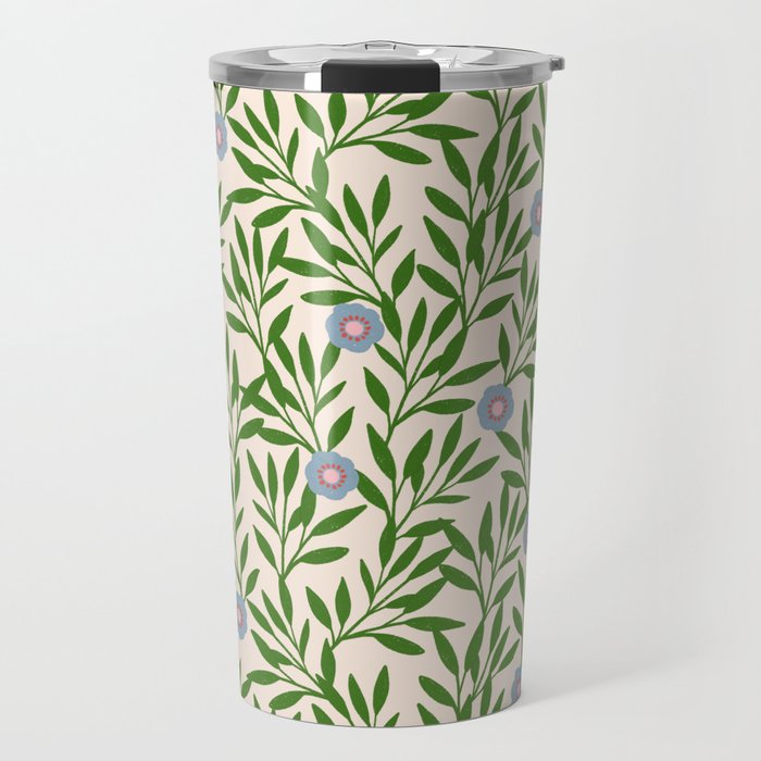 Leaf Vine Pattern  Travel Mug Gallery Image 1