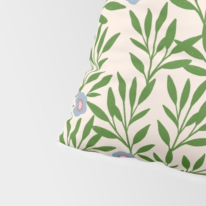 Leaf Vine Pattern  Pillow Sham Gallery Image 4