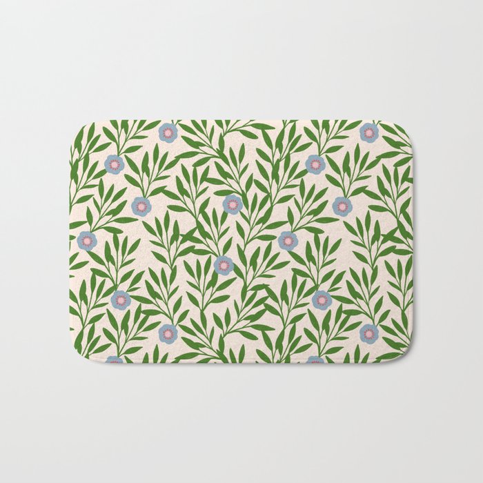 Leaf Vine Pattern  Bath Mat Gallery Image 1
