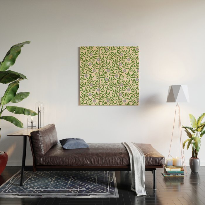 Leaf Vine Pattern  Wood Wall Art Gallery Image 2