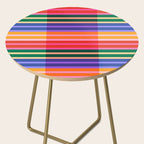 Color Block Stripes Side Table Gallery Image 2