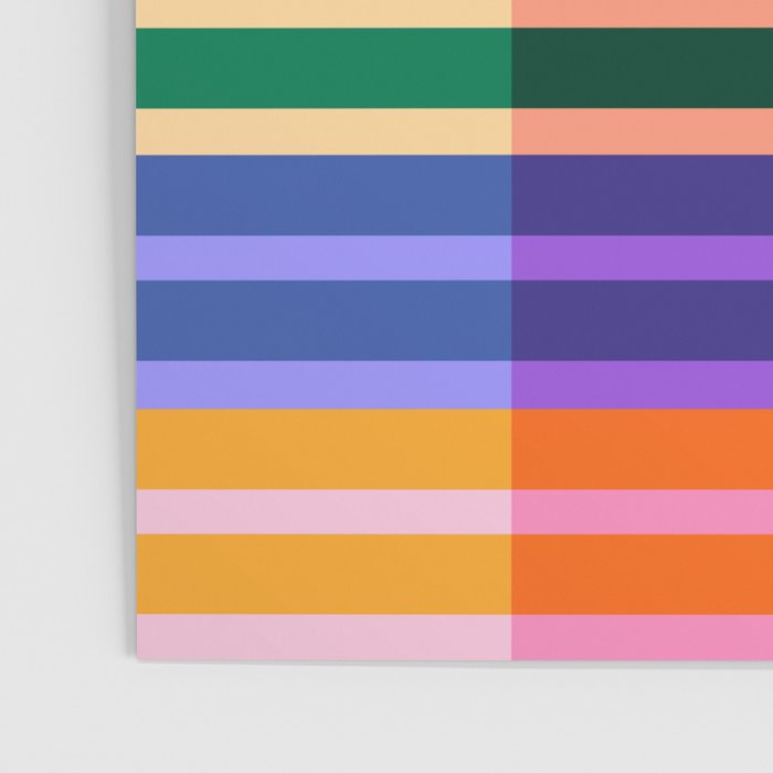 Color Block Stripes Poster Gallery Image 3