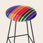 Color Block Stripes Stool Gallery Image 2