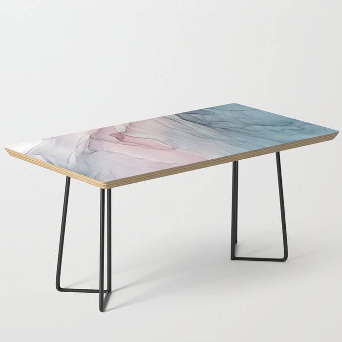 Calming Pastel Flow- Blush, grey and blue Coffee Table Gallery Image 1