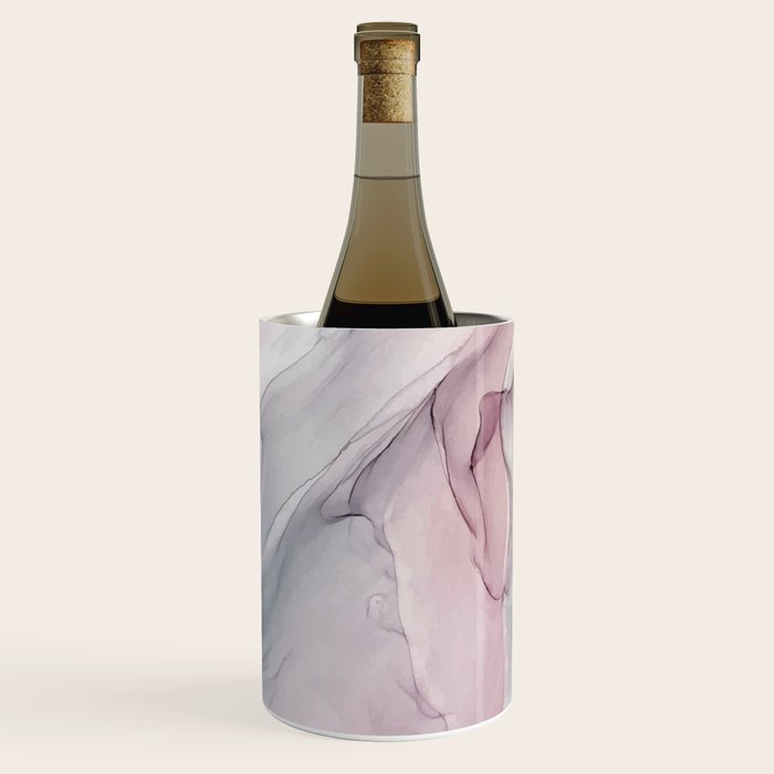 Calming Pastel Flow- Blush, grey and blue Wine Chiller Gallery Image 2