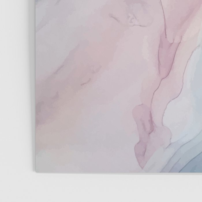 Calming Pastel Flow- Blush, grey and blue Poster Gallery Image 3