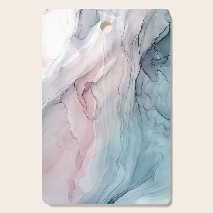 Calming Pastel Flow- Blush, grey and blue Cutting Board Gallery Image 1