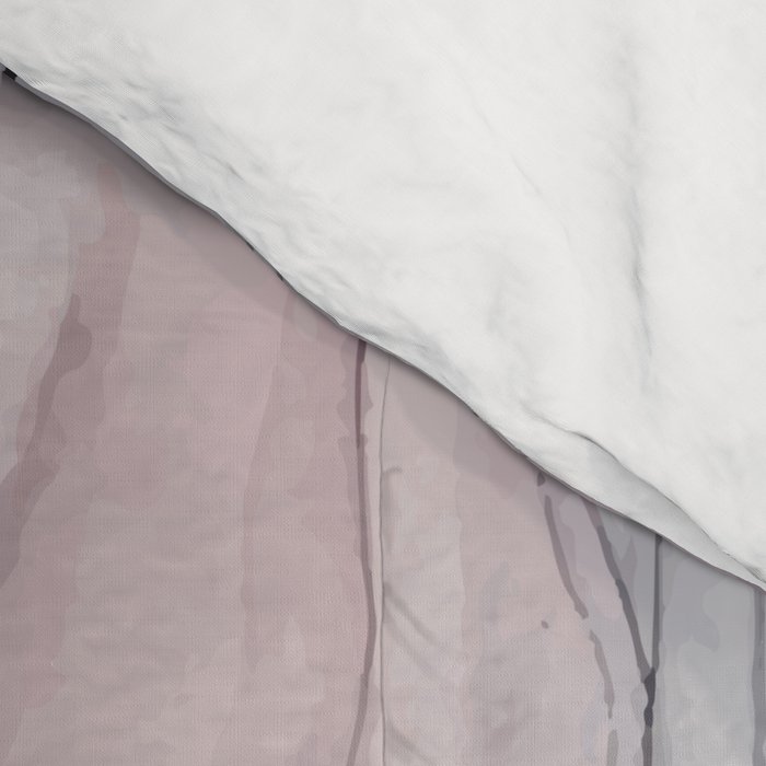 Calming Pastel Flow- Blush, grey and blue Comforter Gallery Image 4