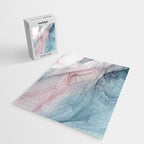 Calming Pastel Flow- Blush, grey and blue Jigsaw Puzzle Gallery Image 2