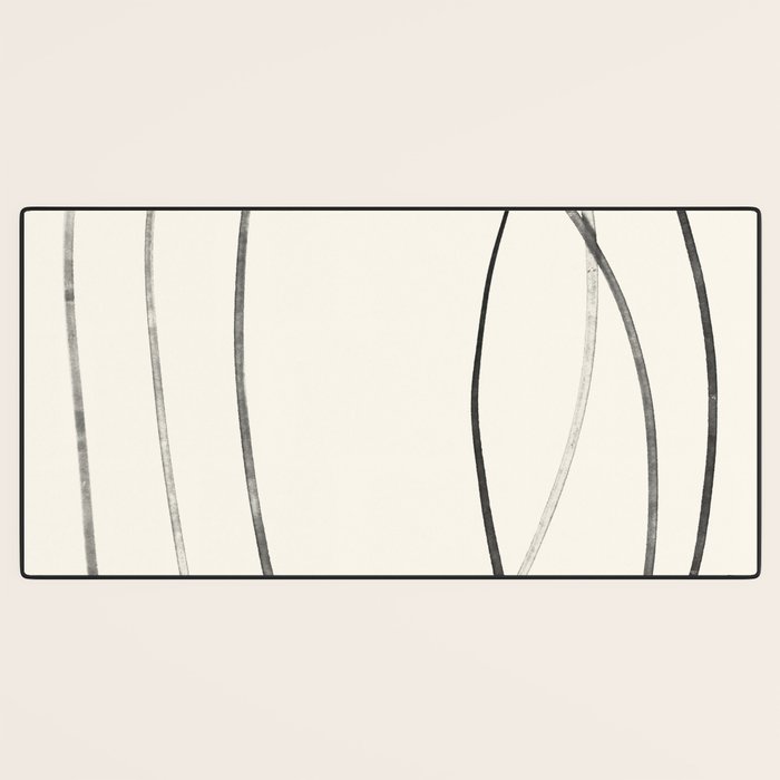 Minimal Abstract Line Art 2 Desk Mat Gallery Image 3