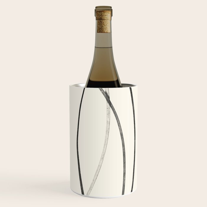 Minimal Abstract Line Art 2 Wine Chiller Gallery Image 3