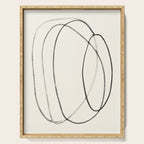 Minimal Abstract Line Art 2 Serving Tray Gallery Image 1