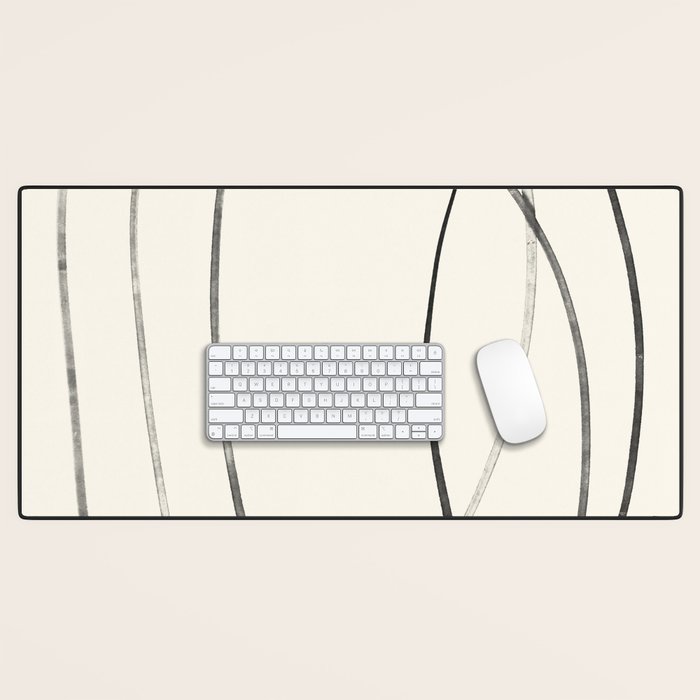 Minimal Abstract Line Art 2 Desk Mat Gallery Image 1