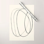 Minimal Abstract Line Art 2 Wrapping Paper Gallery Image 1