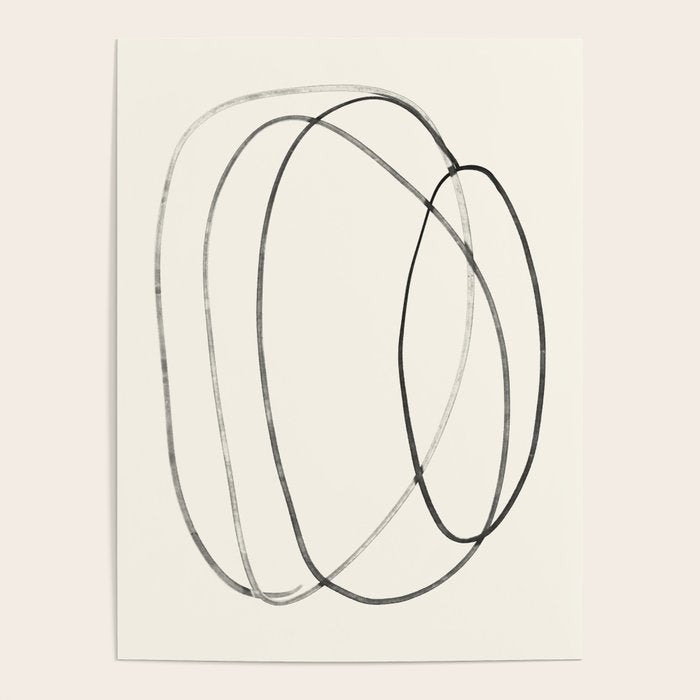 Minimal Abstract Line Art 2 Poster Gallery Image 1