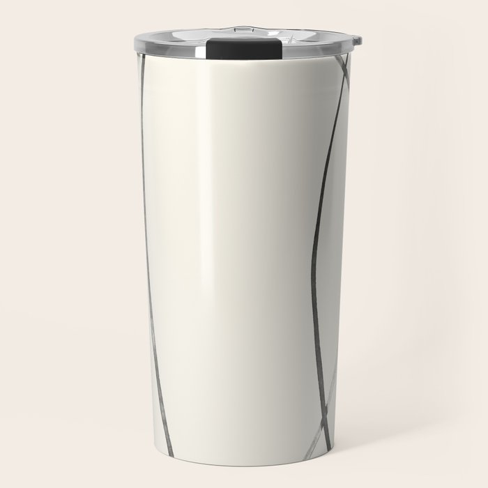 Minimal Abstract Line Art 2 Travel Mug Gallery Image 1