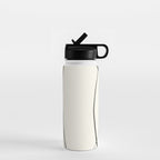 Minimal Abstract Line Art 2 Water Bottle Gallery Image 1