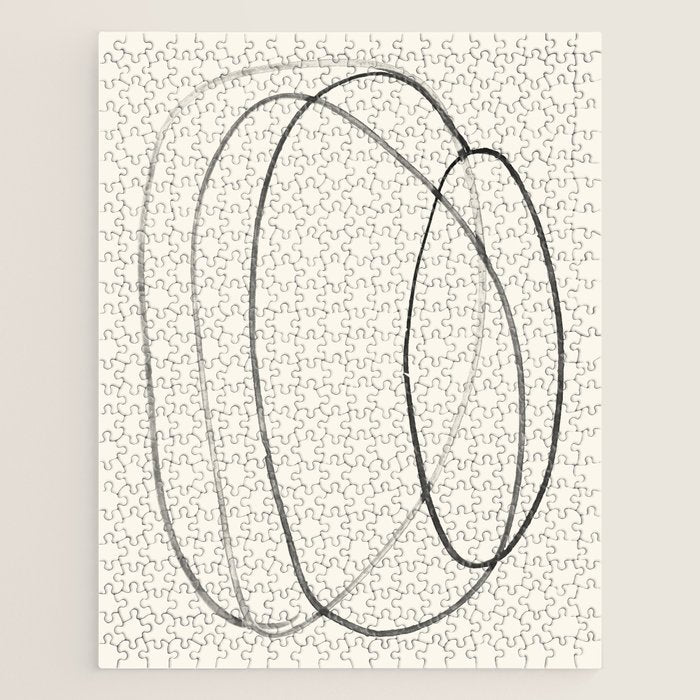Minimal Abstract Line Art 2 Jigsaw Puzzle Gallery Image 1