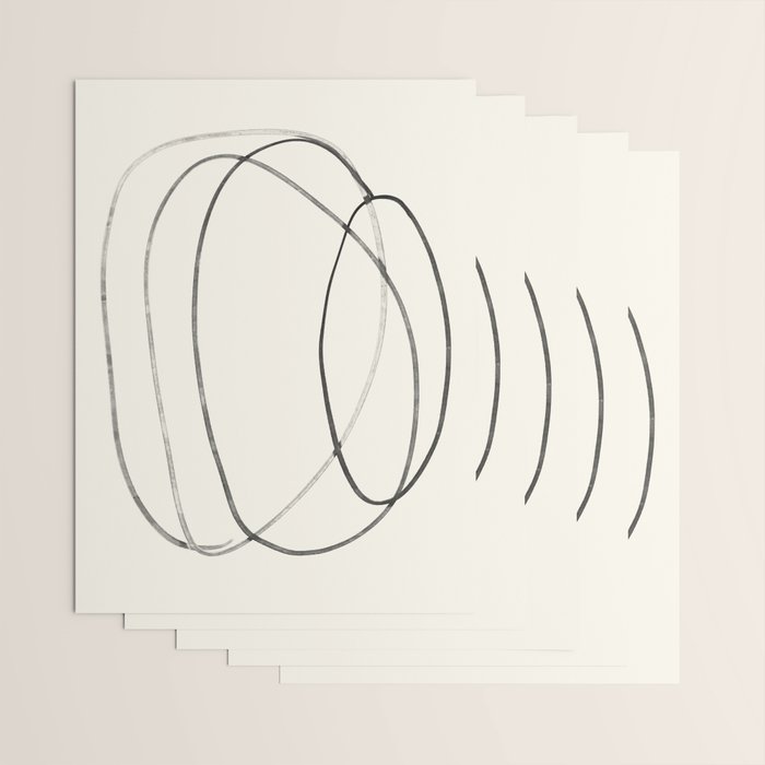 Minimal Abstract Line Art 2 Wrapping Paper Gallery Image 3