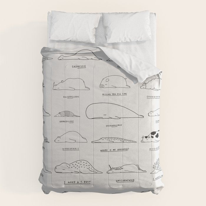 Moody Animals Pattern Comforter Gallery Image 1