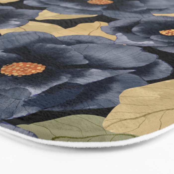 Back roses Bath Mat Gallery Image 3