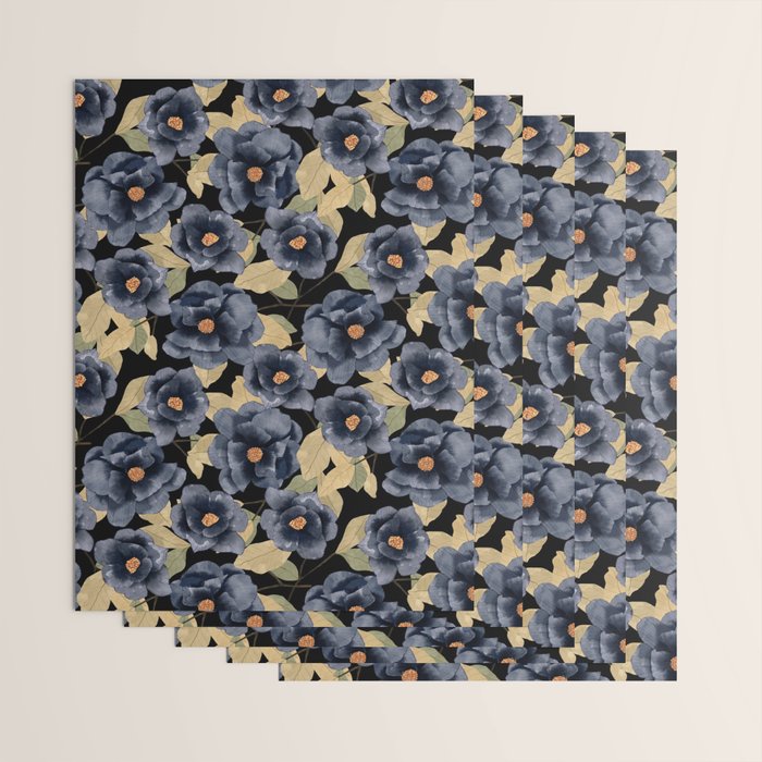 Back roses Wrapping Paper Gallery Image 3