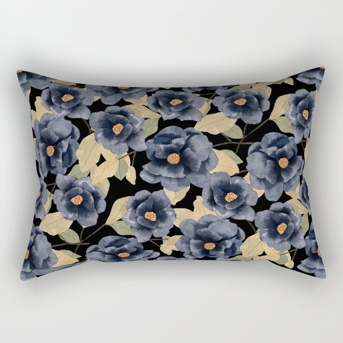 Back roses Rectangular Pillow Gallery Image 1