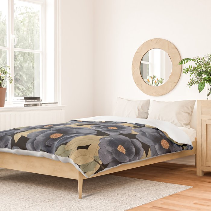Back roses Duvet Cover Gallery Image 2
