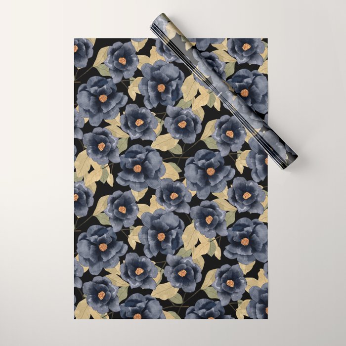 Back roses Wrapping Paper Gallery Image 1