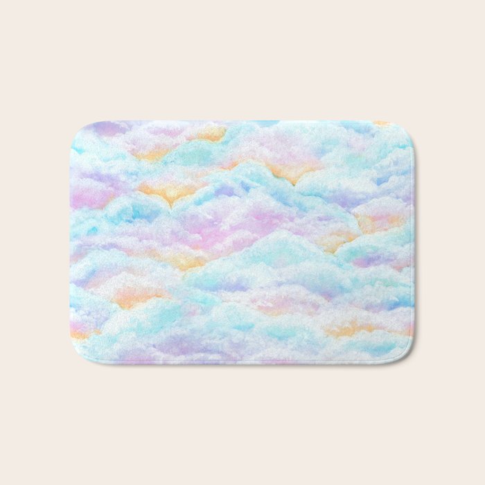 Cotton Candy Clouds Bath Mat Gallery Image 1