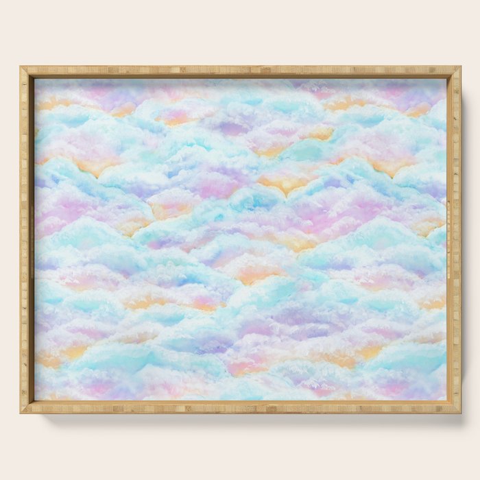 Cotton Candy Clouds Serving Tray Gallery Image 1