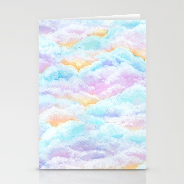 Cotton Candy Clouds Stationery Card Gallery Image 2