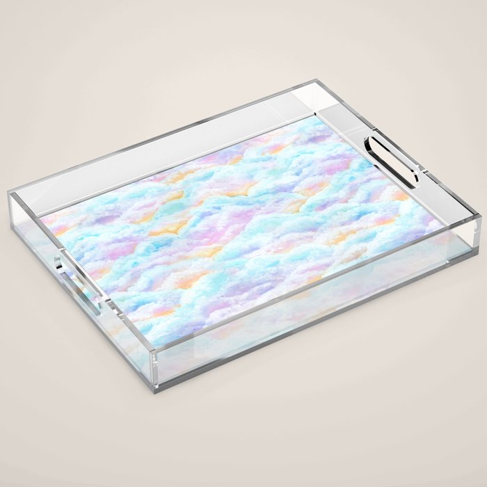 Cotton Candy Clouds Acrylic Tray Gallery Image 1