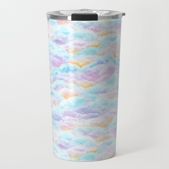 Cotton Candy Clouds Travel Mug Gallery Image 1