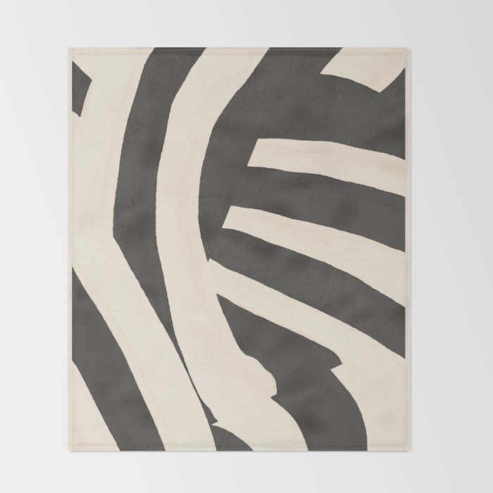 abstract minimal 80 Throw Blanket Gallery Image 2