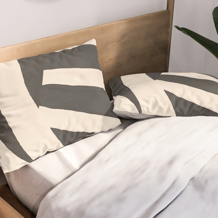abstract minimal 80 Pillow Sham Gallery Image 2