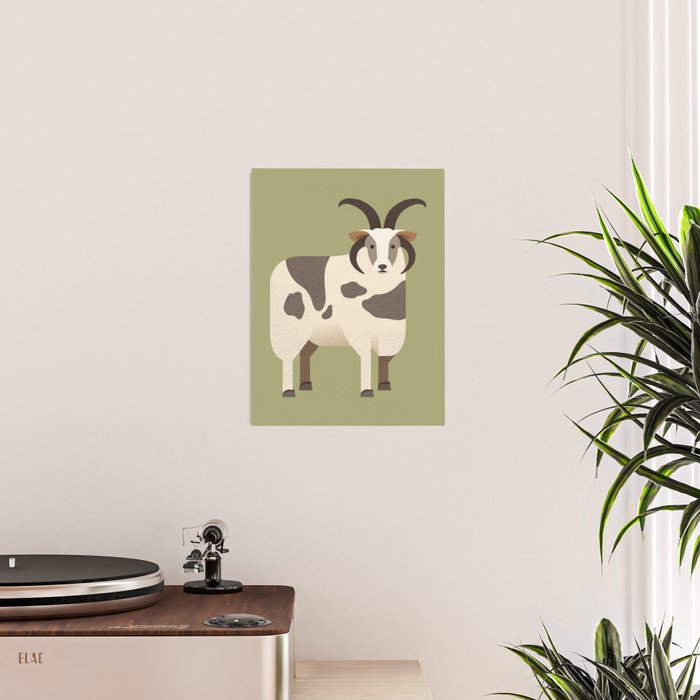 Whimsy Jacob Sheep Poster Gallery Image 2