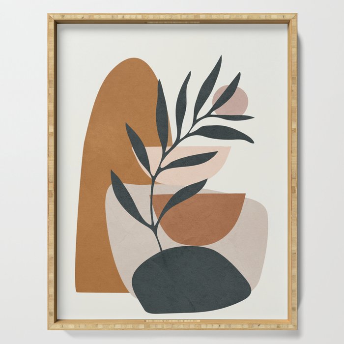 Abstract Decoration 01 Serving Tray Gallery Image 1
