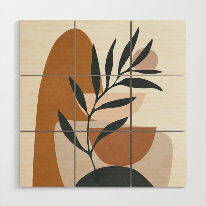 Abstract Decoration 01 Wood Wall Art Gallery Image 1