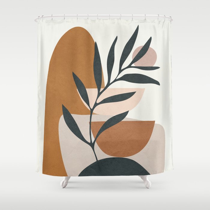 Abstract Decoration 01 Shower Curtain Gallery Image 1