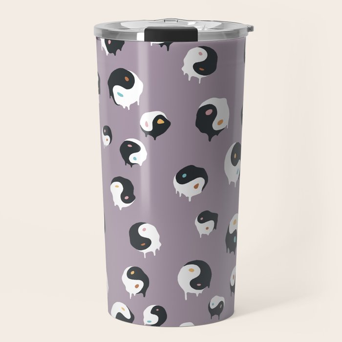 Yinyang pattern 1p  Travel Mug Gallery Image 1