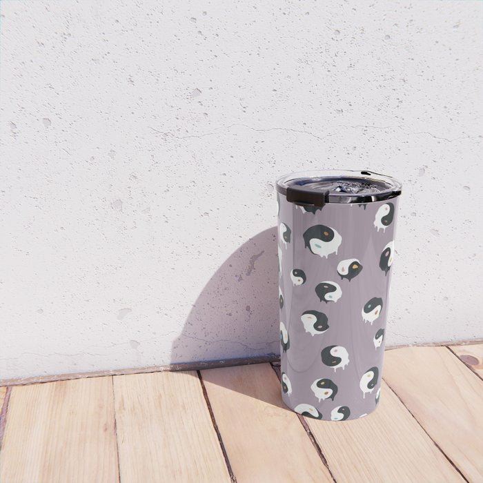 Yinyang pattern 1p  Travel Mug Gallery Image 4