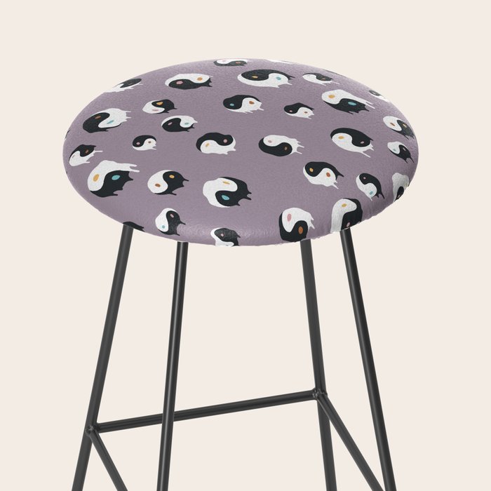 Yinyang pattern 1p  Stool Gallery Image 2
