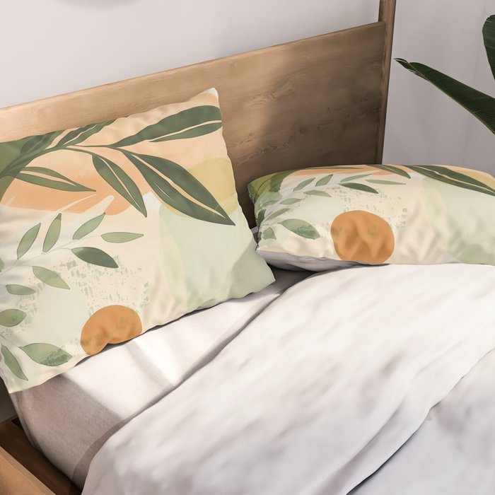 Shapes of Nature III Pillow Sham Gallery Image 2