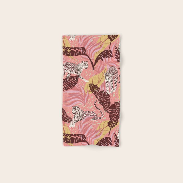 Leopard Crush Pink Bath Towel Gallery Image 1