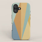 Geometric Triangles XIII Retro Summer iPhone Case Gallery Image 1